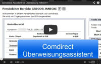 Comdirect Üeberweisung Assistent