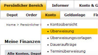 Comdirect Überweisung
