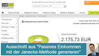passives Einkommen durch Vermoegensaufbau mit Aktien