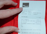 Quittung zum AirBank-Konto