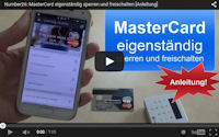 number 26 Mastercard sperren
