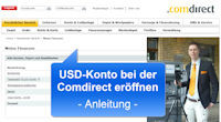 comdirect usd konto
