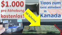 Geld abheben Kanada