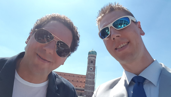 Gianni Kovacevic und Gregor Janecke in München