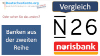 n26 norisbank Vergleich