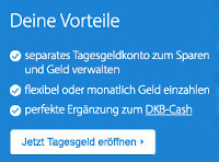 DKB Tagesgeld online eröffnen