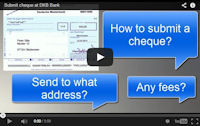 Submit Cheque at DKB