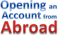 opening an account from abroad