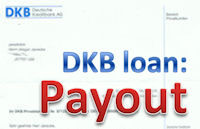 DKB loan payout