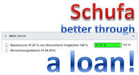 schufa better through a loan