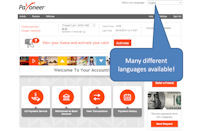 payoneer account languages