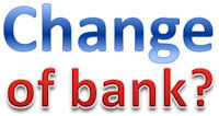 change of bank