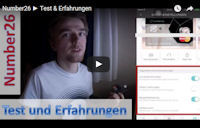 Number26: Test and Experiences