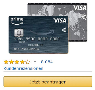 Amazon Visa Card beantragen