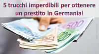 ottenere un prestito in germania