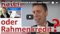 ratenkredit rahmenkredit